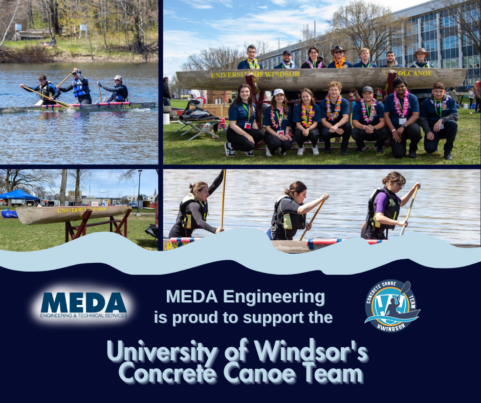 University of Windsor's Concrete Canoe team